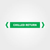 Custom Metal Sign,Chilled Return Pipe Marker